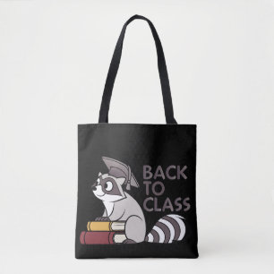 Back to Class 2025 Racoon Design Tote Bag