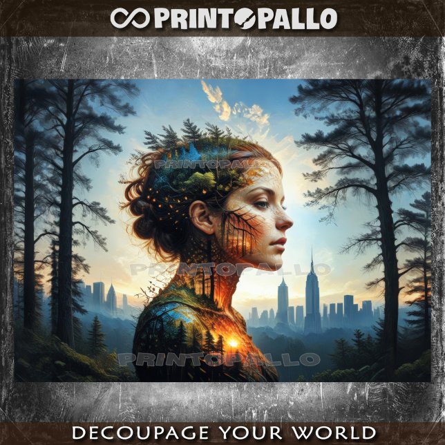 Back to Nature: woman  Tissue Paper (Creator Uploaded)