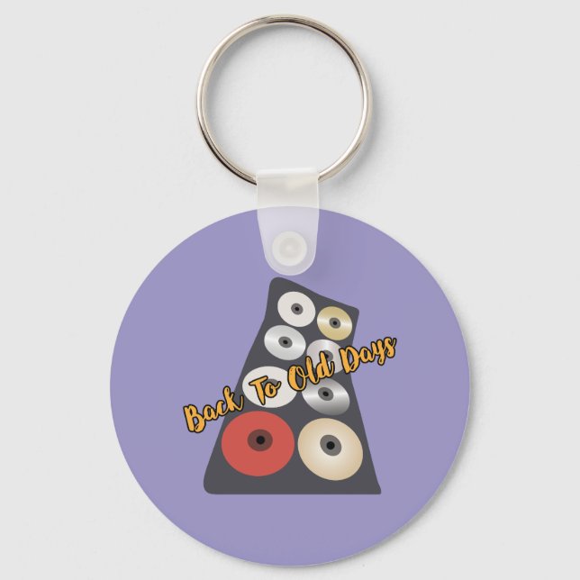 Back to old days cd bag refreshing old day vibes key ring (Front)