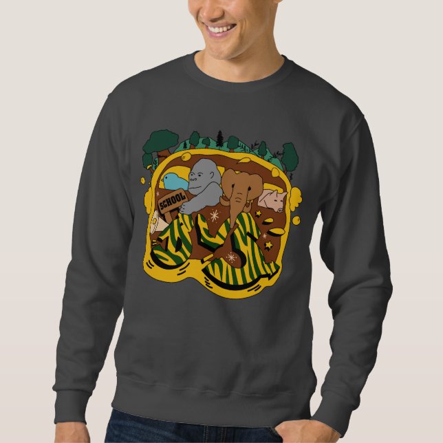 Back to old school sweatshirt (Front)