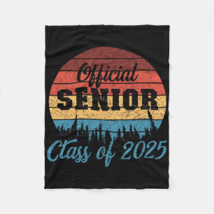 Back To School1 Senior 2025 Fleece Blanket
