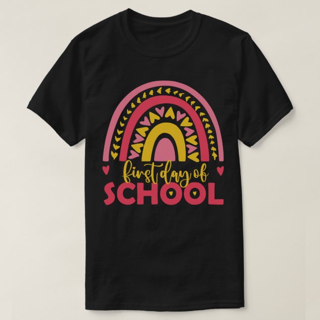 Back To School 100 Day Of School (210) T-Shirt (Design Front)