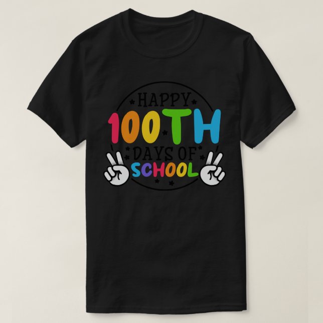 Back To School 100 Day Of School (356) T-Shirt (Design Front)