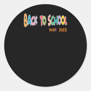 Back To School 15  Classic Round Sticker