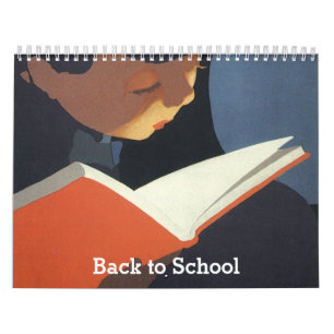 Back to School 18 month Calendar, Starts August! Calendar