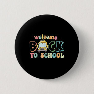 Back To School 1 6 Cm Round Badge
