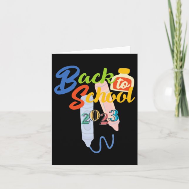 Back To School 1  Card (Front)