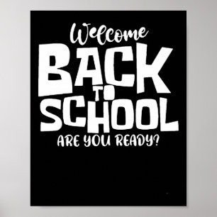 Back To School 2024-2025  Poster