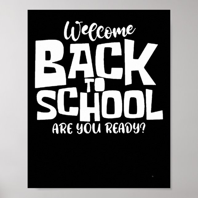 Back To School 2024-2025  Poster (Front)