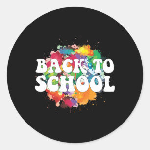 Back To School 2025 Classic Round Sticker