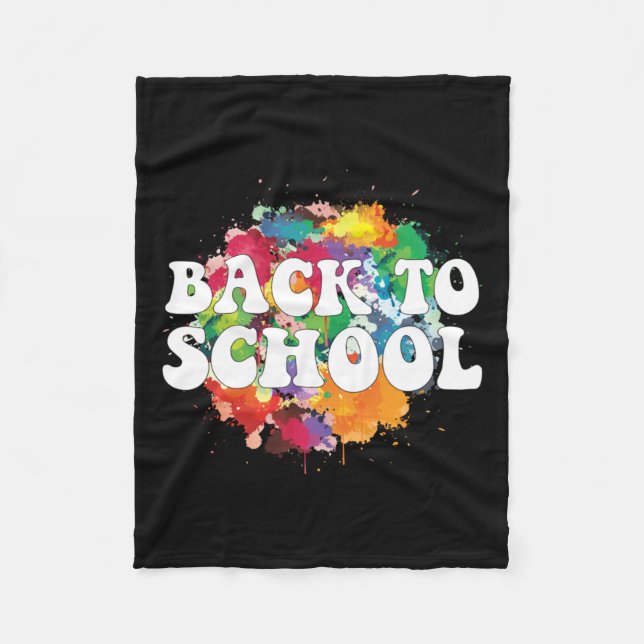 Back To School 2025  Fleece Blanket (Front)