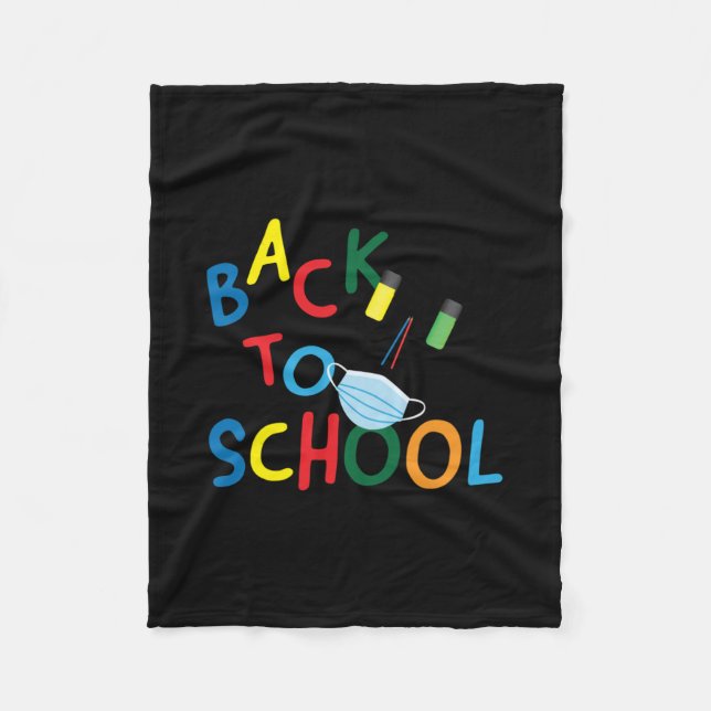 Back To School 2  Fleece Blanket (Front)