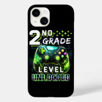 Back to School 2nd Grade Boys Gamer Level Unlocked