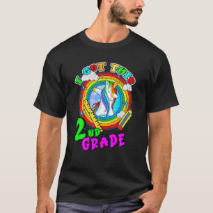 Back To School 2Nd Grade Kids Tee. Unicorn T-Shirt