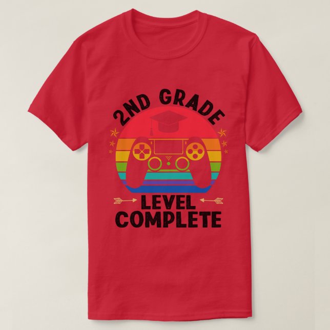 Back to school-2nd grade level complete  T-Shirt (Design Front)