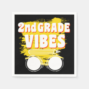 Back To School 2nd Grade Vibes Shirt First Day Kid Napkin