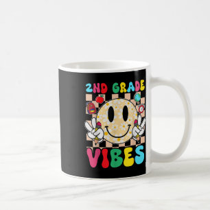 Back To School 2nd Grade Vibes Smile Face Second G Coffee Mug