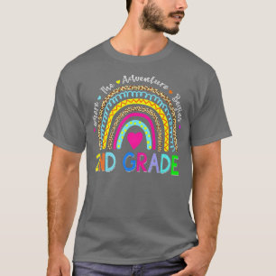 Back To School 2nd Grade Where The Adventure Begin T-Shirt