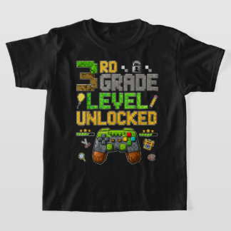 Back to School 3rd Grade Boys Gamer T-Shirt