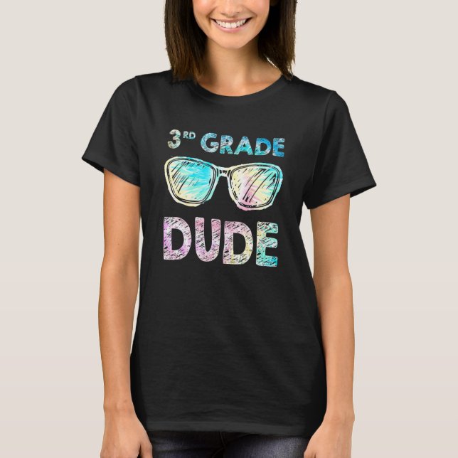 Back To School 3rd Grade Dude First Day Of School  T-Shirt (Front)