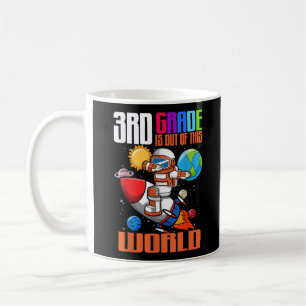 Back to School 3rd Grade Out of this World Space Coffee Mug
