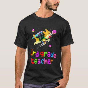 Back To School 3rd Grade Teacher Corgi Dog Pet Don T-Shirt