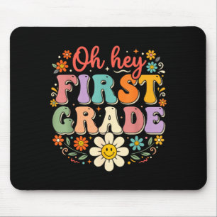 Back to school 3rd grade teacher shirt third grade mouse mat