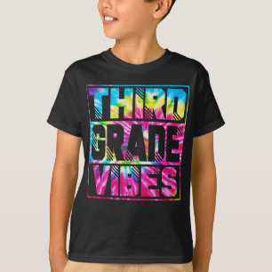 Back To School 3rd Grade Vibes First Day Of School T-Shirt