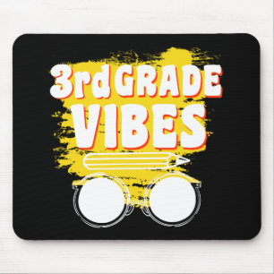 Back To School 3rd Grade Vibes Shirt First Day kid Mouse Mat