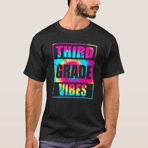 Back To School 3rd Grade Vibes  Teachers Kids Tie  T-Shirt