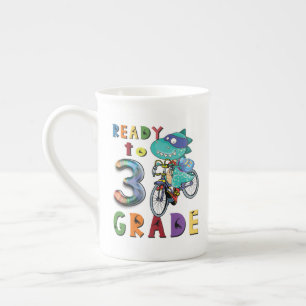 Back To School, 3Th Grade Bone China Mug