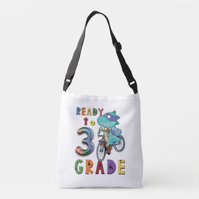 Back To School, 3Th Grade Crossbody Bag (Back)