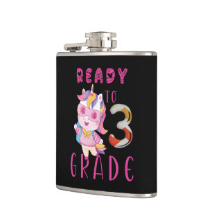 Back To School, 3Th Grade Hip Flask