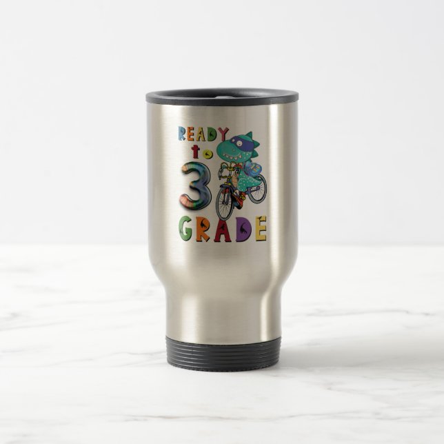 Back To School, 3Th Grade Travel Mug (Center)