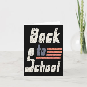 Back To School 4 Card