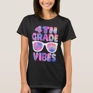Back To School 4th Grade Vibes First Day Teacher  T-Shirt