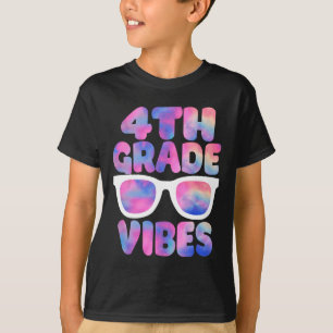 Back To School 4th Grade Vibes First Day Teacher T-Shirt