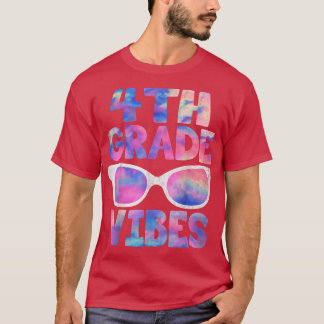 Back To School 4th Grade Vibes Shirt First Day Tea