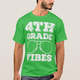 Back To School 4th Grade Vibes Shirt First Day Tea