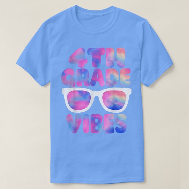Back To School 4th Grade Vibes Shirt First Day Tea (Design Front)