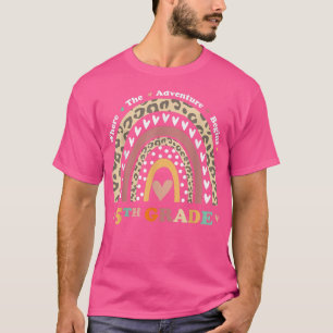 Back To School 5th Grade Where The Adventure Begin T-Shirt