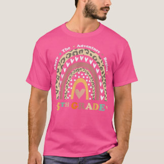Back To School 5th Grade Where The Adventure Begin T-Shirt