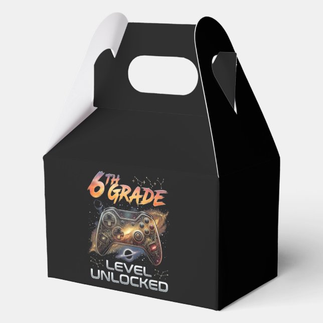 Back to School 6th Grade Boys First Day School Favour Box (Front)