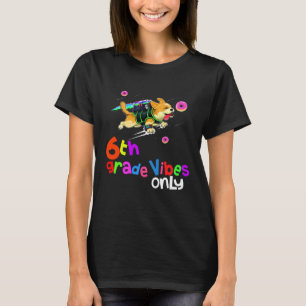 Back to School 6th Grade Corgi Dog Donuts 1st Day T-Shirt