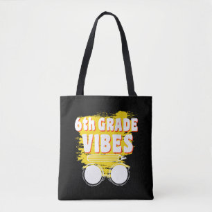 Back To School 6th Grade Vibes Shirt First Day Kid Tote Bag