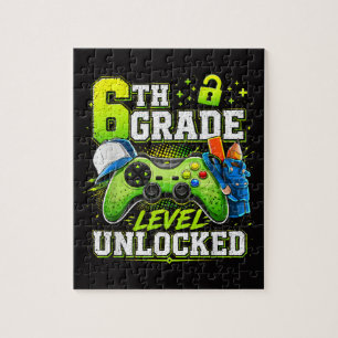 Back to School 6th Sixth Grade Level Unlocked Jigsaw Puzzle