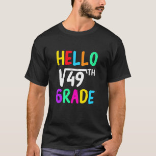 Back To School 7th Grade Math Lover For Teacher Bo T-Shirt