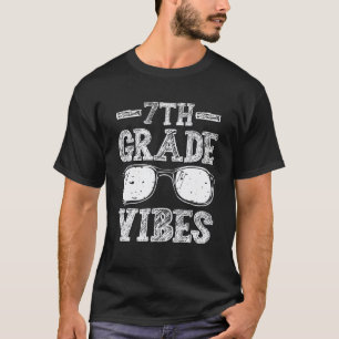 Back To School 7th Grade Vibes First Day Teacher T-Shirt
