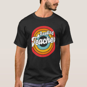 Back To School 80's Teacher Retro Vintage Reading  T-Shirt