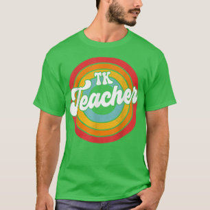 Back to School 80s Teacher squad, Retro Vintage TK T-Shirt